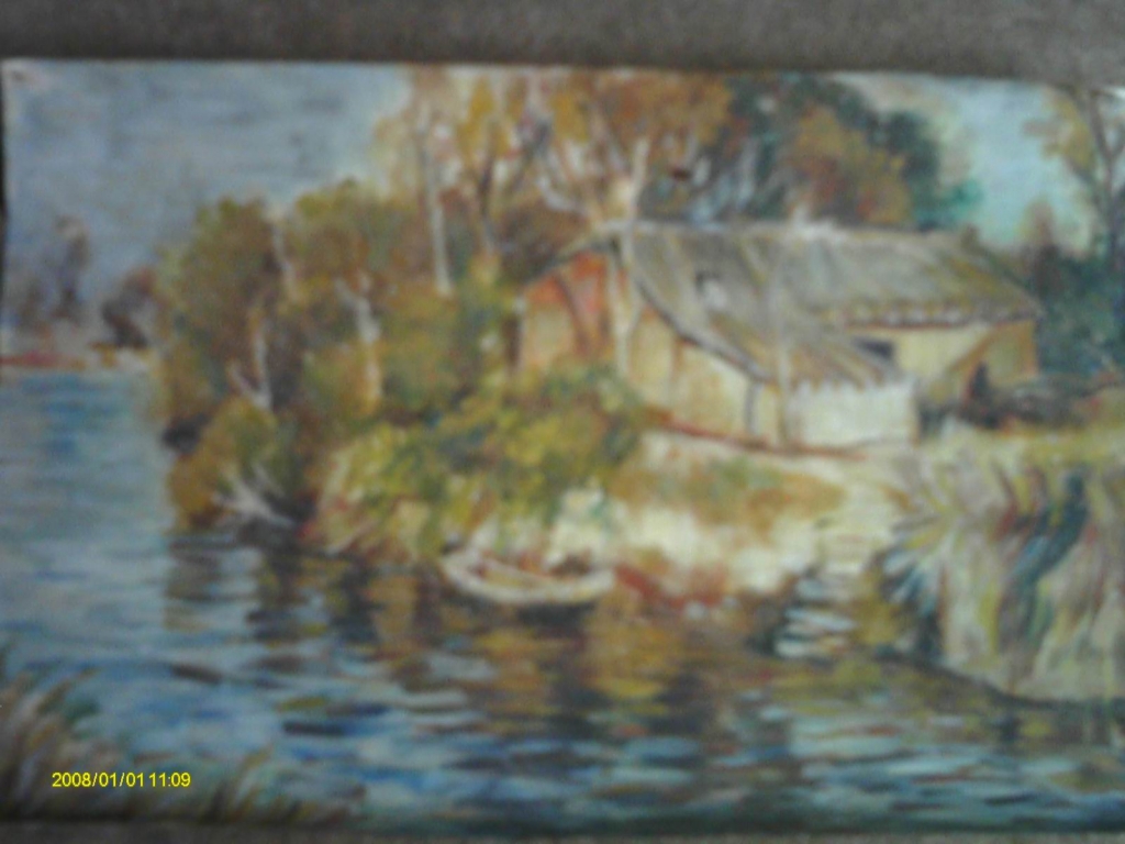 油画风景2001年作
